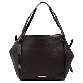 Bolsa Canterbury em couro de bezerro granulado marrom Burberry Marrom Castanho escuro