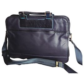 Autre Marque Piquardo Briefcase Blue Nylon Blue