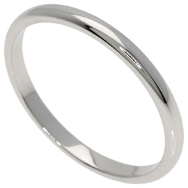 Cartier Platinum Wedding Ring Silvery