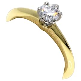 Anello Solitario in Diamante Tiffany & Co. Giallo