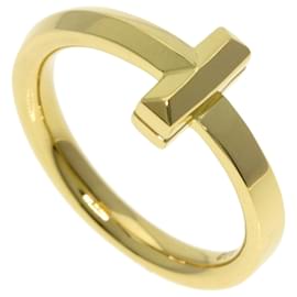 Anello T One stretto Tiffany & Co. Giallo