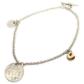 Hermès Bracciale Charm PM ST Ex-Libris Hermes Argento Bianco