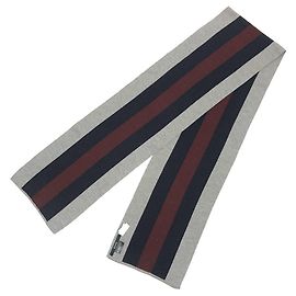 Collo in misto cashmere Gucci Marrone Bordò Blu navy