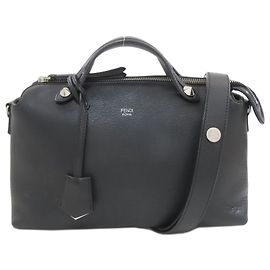 Fendi By The Way Medium 2-Way Handbag Black