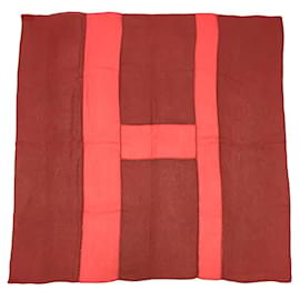 Hermès Seidenschal-Set Rot