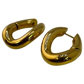 Boucles d'oreilles en or Balenciaga Doré