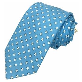 Hermès Hermes Blue Silk Cravat Blue