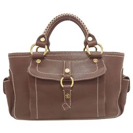 Céline Celine Boogie Bag Handbag Brown