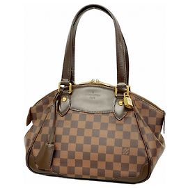 Borsa Louis Vuitton Damier Verona PM N41117 Ebano Damier ebene