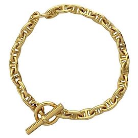 Hermès Bracciale Charm Chaine d'Ancre in Oro 18K Hermes D'oro