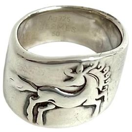 Hermès HERMES Gallop Ring in Silver 925 Silvery