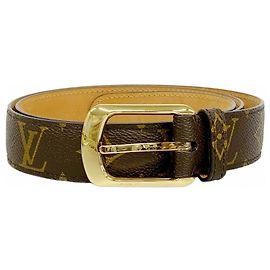 Louis Vuitton Monogram Gürtel Braun