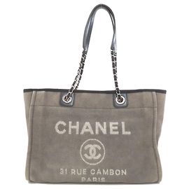 Sac de plage Deauville Chanel Marron