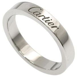 Cartier Platinum 950 Flat Band Ring Other