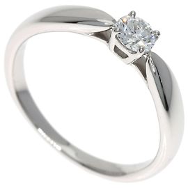 Tiffany & Co. Harmony Solitaire Diamond Ring in Platinum 950 Other