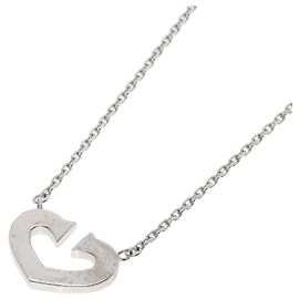 Collana C Heart Cartier in oro bianco 18K D'oro