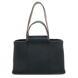 Hermès Hermes Cabag Elan PM Leather Tote Bag Black