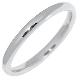 Chanel Parisian Pt950 Ring Size 17 Silvery Metallic