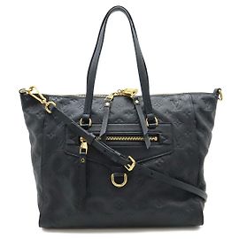 Louis Vuitton Monogram Empreinte Lumineuse PM Tote Bag Blue