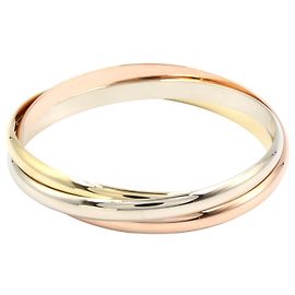 Pulsera Trinity Cartier en oro K18 Dorado Metálico
