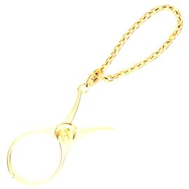 Pendente Charm in Oro Hermès D'oro Metallico