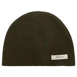 The Chevron Beanie - Jacquemus - Wool - Khaki Green Khaki