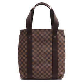 Borsa tote Damier Cabas Beaubourg Louis Vuitton Marrone