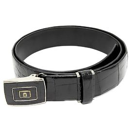 Autre Marque Takeo Nishida Crocodile Belt Black