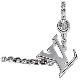 Collar Péndulo Louis Vuitton Idylle Blossom LV K18WG Plata
