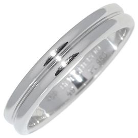 Boucheron Godron Pt950 Ring Größe 9 Silber