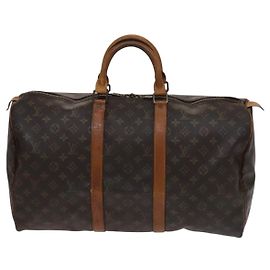 Louis Vuitton Keepall Monogram Canvas 50 Braun