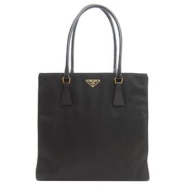 Prada Nylon Tote Bag Black