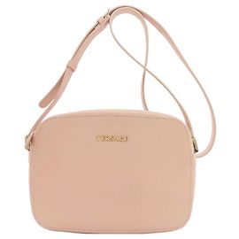 Bolsa de Ombro de Couro Versace Rosa