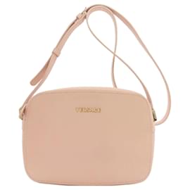 Versace Leder Schultertasche Pink