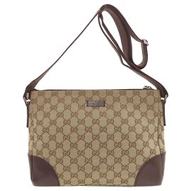 Borsa a Spalla Gucci GG Canvas Marrone