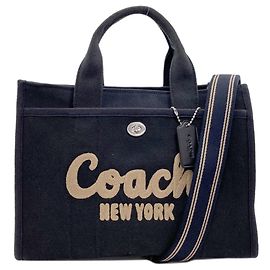 Coach CP158 Cargo 2-Way Handbag Black
