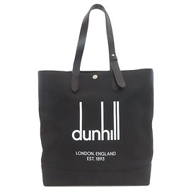 Alfred Dunhill Bolsa Tote com logo Dunhill Preto