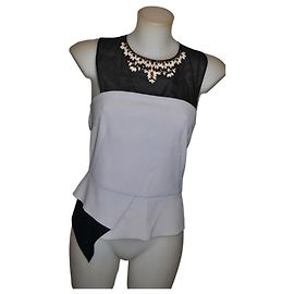 Top Bustier Pinko Elástico Multicor