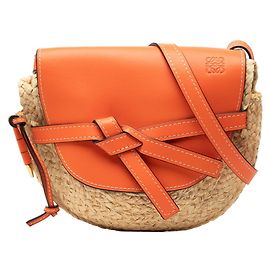 Loewe Anagram Gate Schultertasche Beige Orange