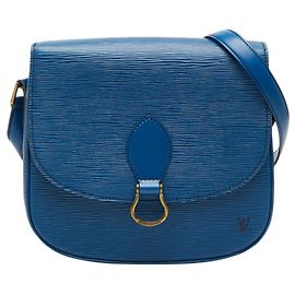 Bolsa transversal Saint Cloud em Epi da Louis Vuitton Azul