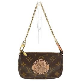 Mini Pochette Accessoires Monogram Louis Vuitton Marron