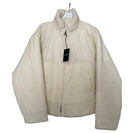 Emporio Armani Cream Quilted Jacket Cream