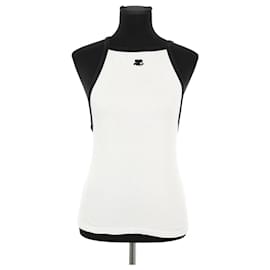 Courreges Top sem mangas branco Branco
