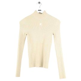 Courreges Ecru Pullover Cream