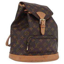 LOUIS VUITTON Monogram Montsouris MM Backpack M51136 LV Auth 172978 Monogram