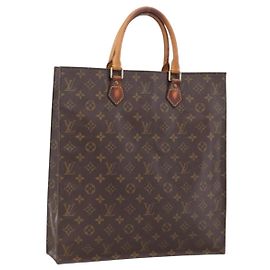 LOUIS VUITTON Bolsa Sac Plat Monogram M51140 LV Auth th6610 Monograma