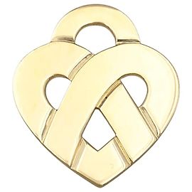 Pendentif Poiray, "Coeur Entrelacé", or jaune. Autre