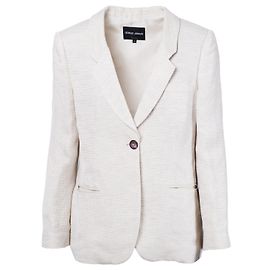 Giorgio Armani Beige Textured Blazer Beige