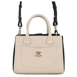 Sac à main Neo Executive de Chanel Noir Écru