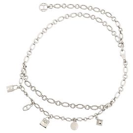 Hermès Hermes Chain Belt in Silver Silvery